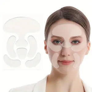 Silicone Face Anti Wrinkle Patches Forehead Wrinkle Patches Reusable Under Eye and Smile Line Patches Wrinkle Reduce for Women