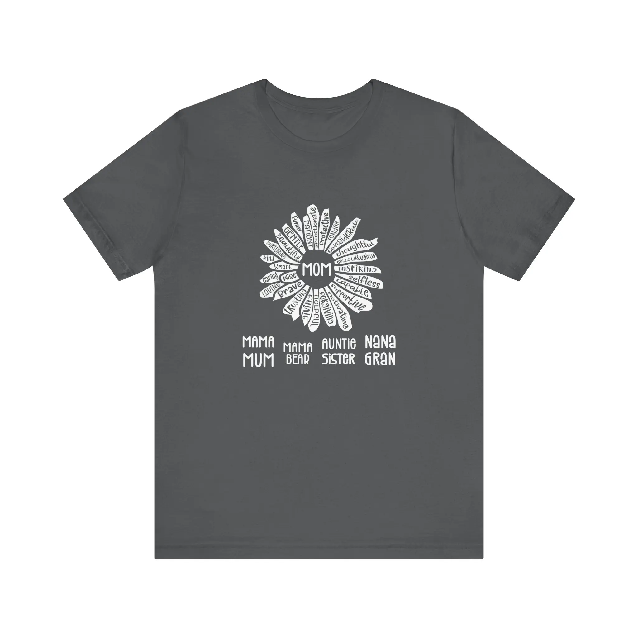 Mom Monogram Unisex Jersey Tee A Heartfelt Tribute Celebrating Love and Motherhood