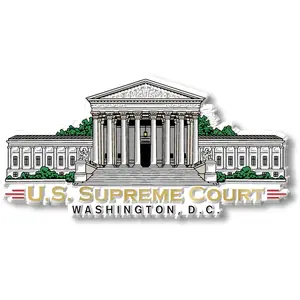 U.S. Supreme Court Magnet by Classic Magnets, Washington D.C. Series