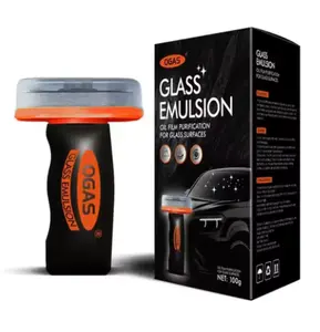 Glod Ride Oil Remover Windshield Cleaner Glass Cream Auto Degreaser Window Cleaner Compact Portable Travel-Friendly Remove Oil Film Clear View for Car Powerful Multi-Purpose Foam automotive care