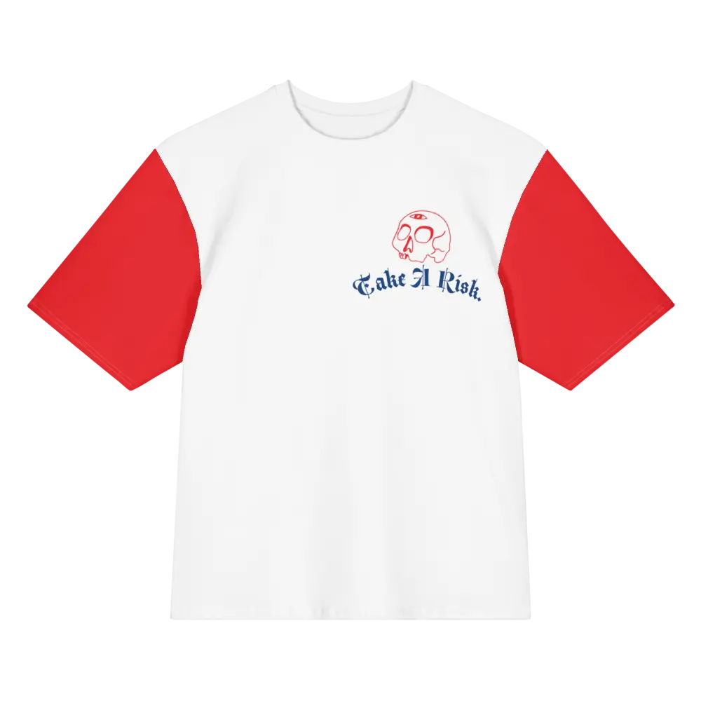 Oversized ‘Take A Risk’ Tee