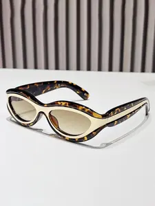 Leopard Cat Eye Sunglasses for Women & Men, TikTok Viral Y2K Animal Print Shades, Trendy Fashion Eyewear for Beach, Travel, Driving, Festival & Everyday Summer Streetwear Looks outdoorfun