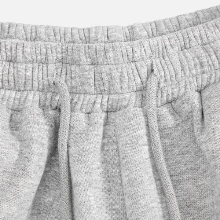 Aelfric Eden Dachshund Longline Shorts High Waist Oversized Wide Leg Longline Fit Dachshund Embroidery Detail  Drawstring Elastic Waist Soft Fabric Cute Casual Streetwear Unisex Bottoms