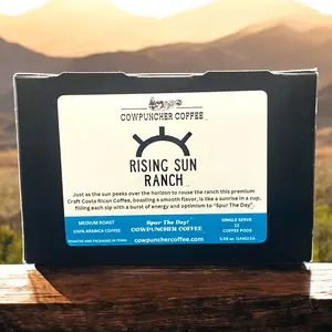 12 Count K-Kups  RISING SUN RANCH  Medium Roast