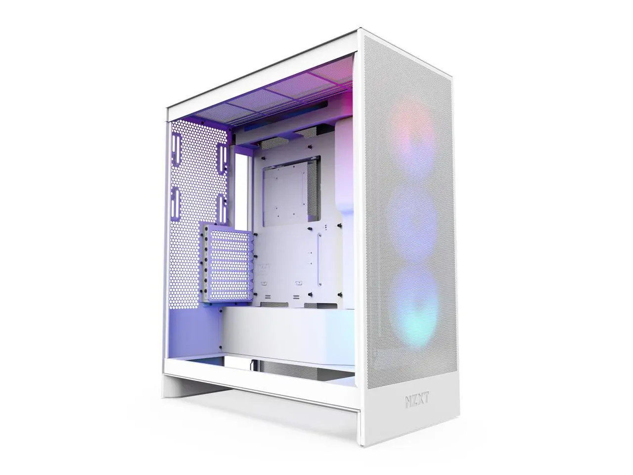 NZXT H7 Flow RGB (2024) Mid-Tower Case - All White-CM-H72FW-R1 NZXT H7 Flow RGB (2024) Mid-Tower Case - All White-CM-H72FW-R1