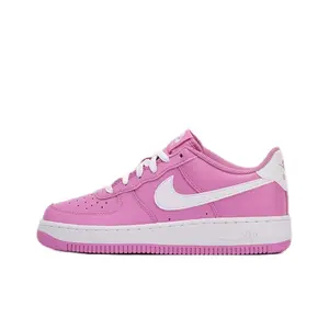 Nike Air Force 1 Low Playful Pink Youth / Women’s Perfect Daily Casual Fashion Footwear Walking Sneakers Shoes Girl Trainer Training Running