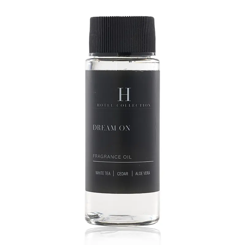 Hotel Collection Dream On Scented Essential Oil Fragrance - Luxury Hotel-Inspired Aromatherapy Freshener with Bright White Tea, Sweet Vanilla, Earthy Cedar Aromatic Scent - for Diffusers, Selfcare - 50mL, Diffuser Oil