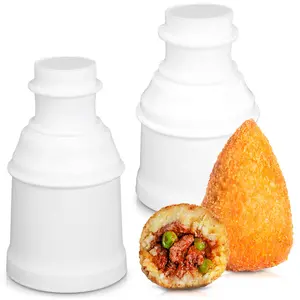 Arancini Maker Mold Set - Round & Conical Rice Ball Molds, 2 Pcs, Easy Use, Dishwasher Safe