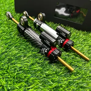 Motorcycle Steering Stabilizer, Motorcycle Directional Damper, Titanium T6 Aluminum Alloy Stabilizer Bar, Steering Damper, Balance Rod