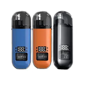 Unisex Electric Nose Hair Trimmer, Cleans Nostrils, Removes Hair, Rechargeable Digital Display Shaver With Round Head For Hair Removal