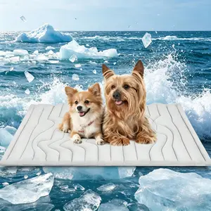 Cooling Pad for Dogs，Pet Cooling Mats for Dog bed and Cat house, Use in Crate, Tunk, Camping, Outdoors, Portable, Machine Washable, Durable, Without Gel Suitable for indoor and outdoor use SummerVibes petlovers feeding pet
