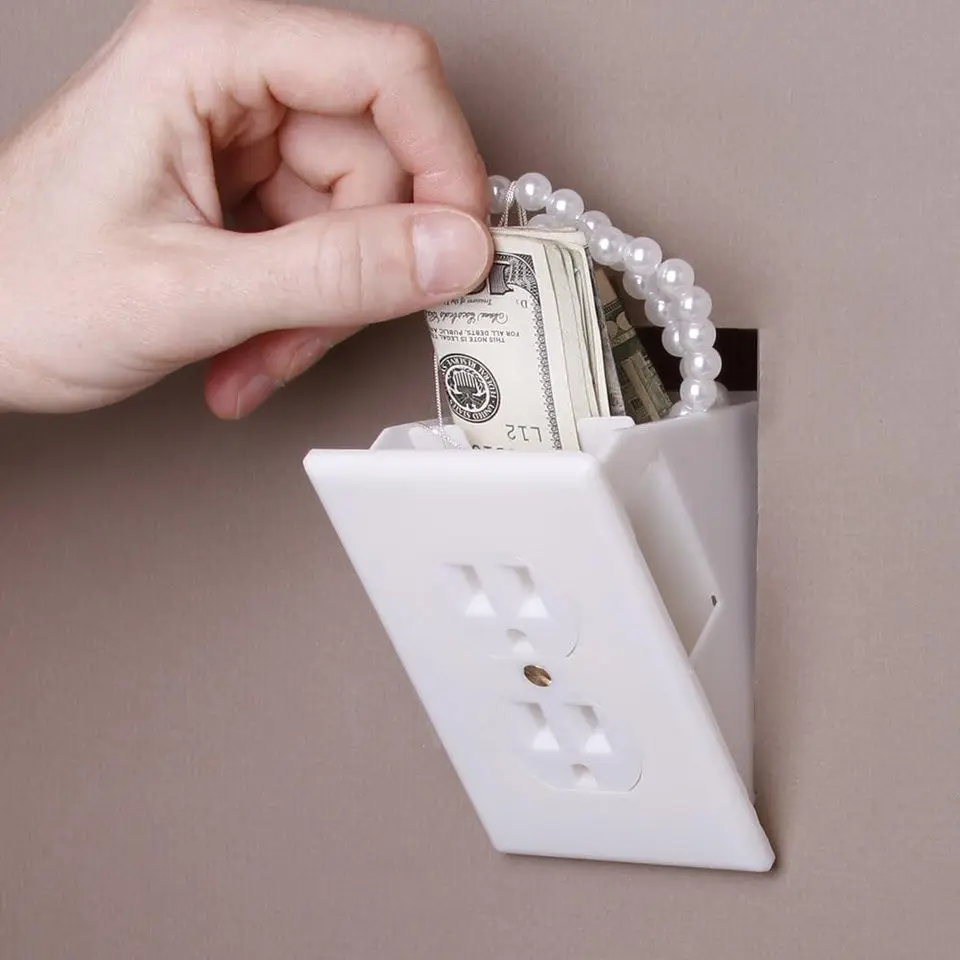 Hidden Wall Outlet Safe