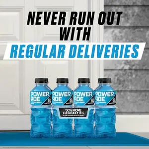POWERADE Grape Bottles, 12 fl oz, 8 Pack