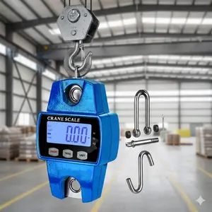 Portable Handheld Digital Electronic Crane Scale, Heavy Duty 660 lbs High Precision Waterproof & Shockproof Alloy Housing. Ideal for Logistics, Lifting, Outdoor Work, Fishing, Hunting, Farm & Commercial Weighing.