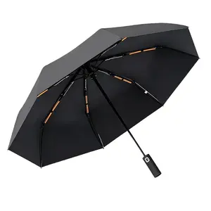 Umbrella, 41.7-inch folding umbrella with sun, wind, and rain protection, 24 fiber ribs, three-layer coating for sunshade, automatic open/close, lightweight and portable—ideal for travel and commuting,solar system umbrella