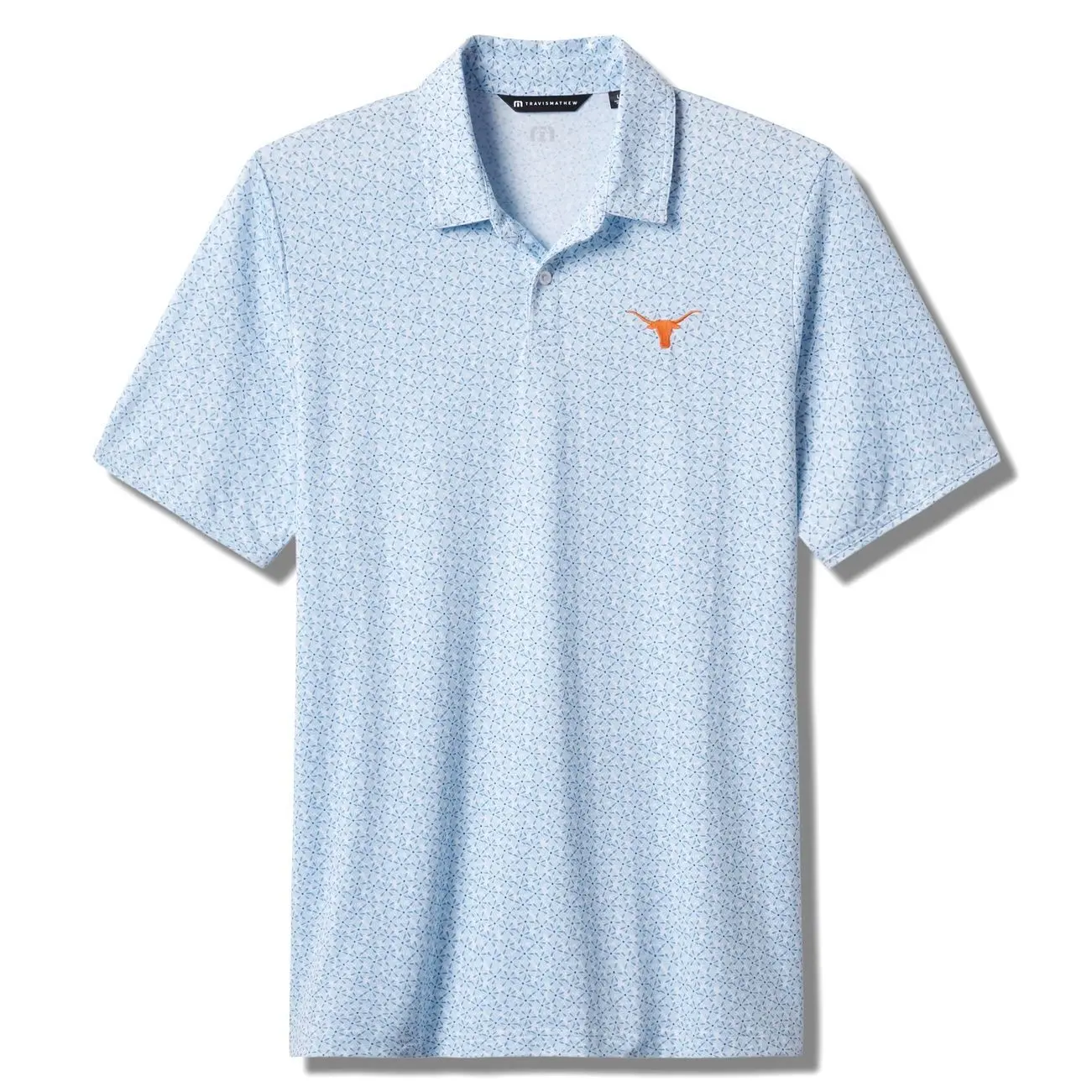 Texas Longhorns TravisMathew College Bound Tri-Blend Polo - White/Blue