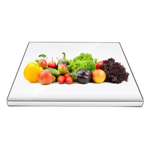 Acrylic Cutting Boards for Kitchen Counter, 18x15in Non Slip Cutting Board With Lip For Counter Countertop Protector Home Restaurant Clear Cutting Board