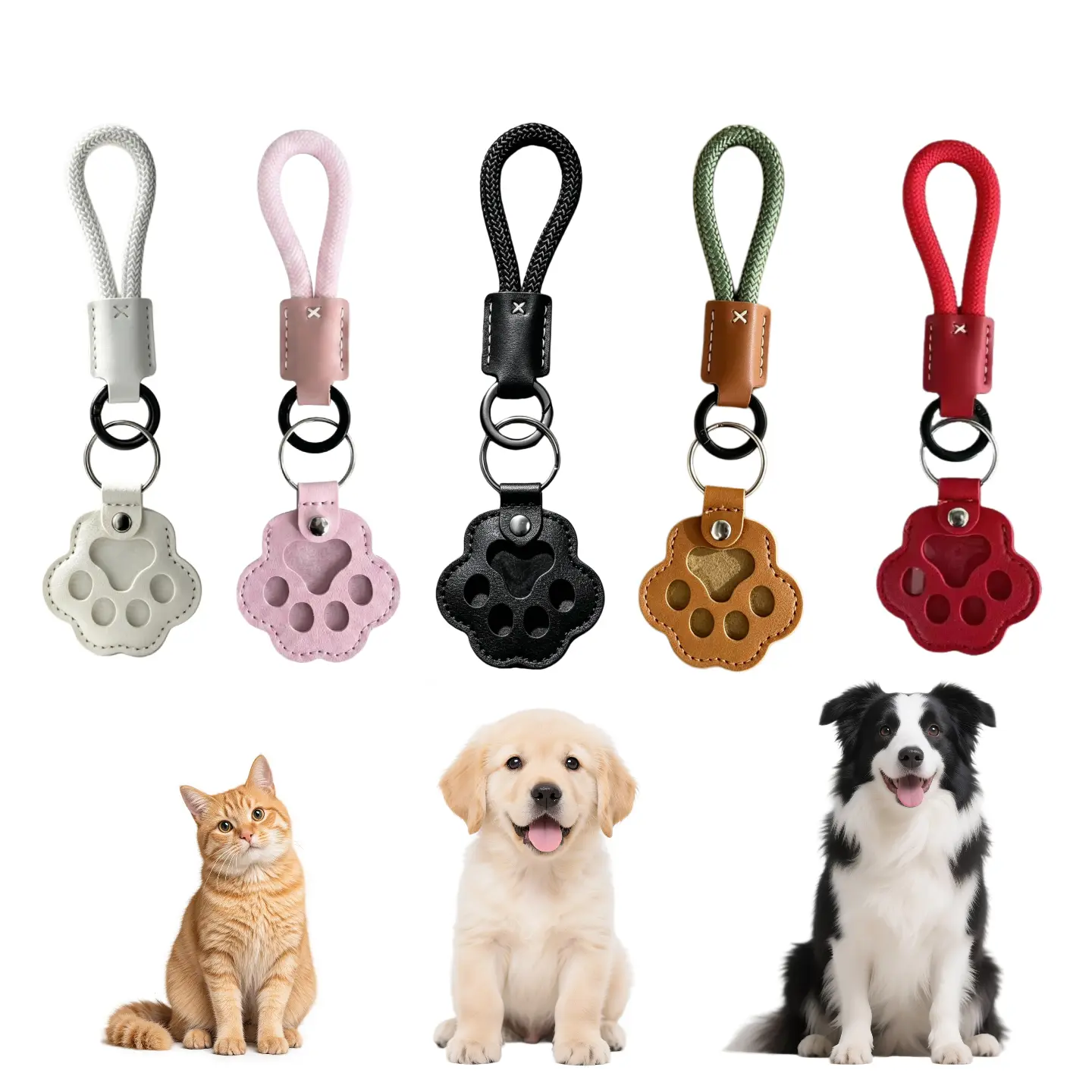 Pet Hair Memorial Keychain Locket, Fur Keepsake Charm for Dog & Cat Shed Hair, DIY Pet Memory Pendant Necklace, Loss Remembrance Jewelry Gift for Pet Owners