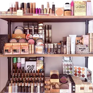 100  Cosmetics and Beauty Products  Makeup Set   Will include:  lipsticks, lip balms, lip liners, eyeliners, blushes, highlighters, powders, eyeshadow palettes, setting sprays, and other beauty accessories.