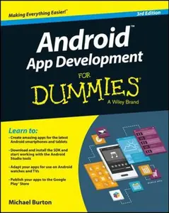 USED-Android App Development for Dummies by Burton, Michael (Paperback)