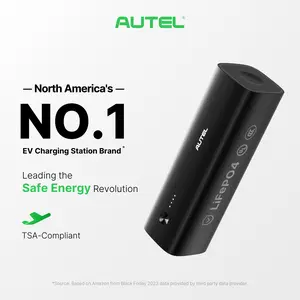 Autel Power Bank, LiFePO4 Battery 15,000mAh Portable Charger Top-Notch Safety, PD 3.0 Fast Charging Compatible with iPhone 16/15/14 Series, AirPods, Apple Watch, Samsung etc (Flight-Approved)