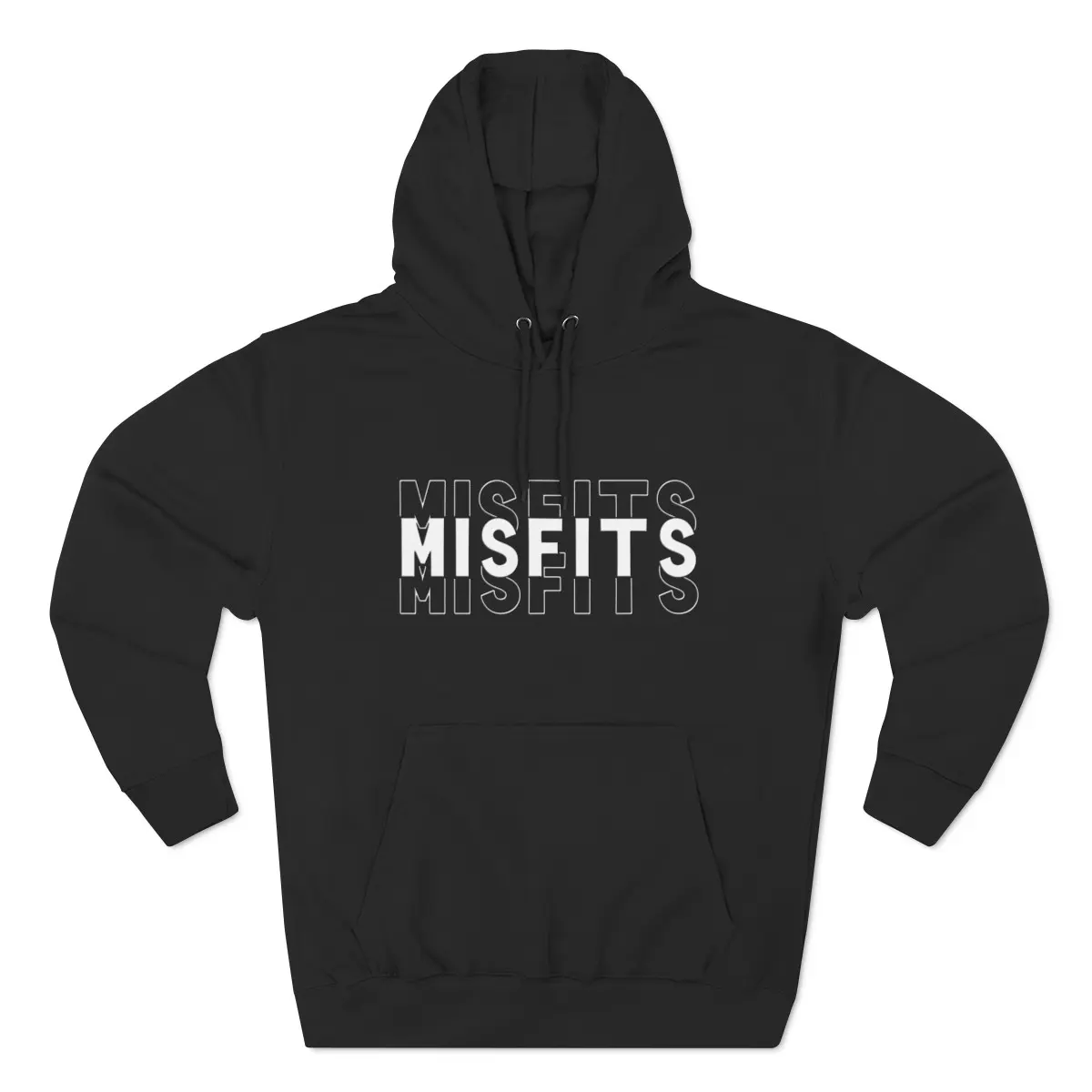 MisFits Stacked Hoodie Pullover Clothing Sweaters