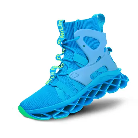 Women's Trending Highcut Mesh Casual Sneakers - Slip Resistant, Comfortable Outdoor Shoes for Walking, Gym Workouts, Trending Sneakers