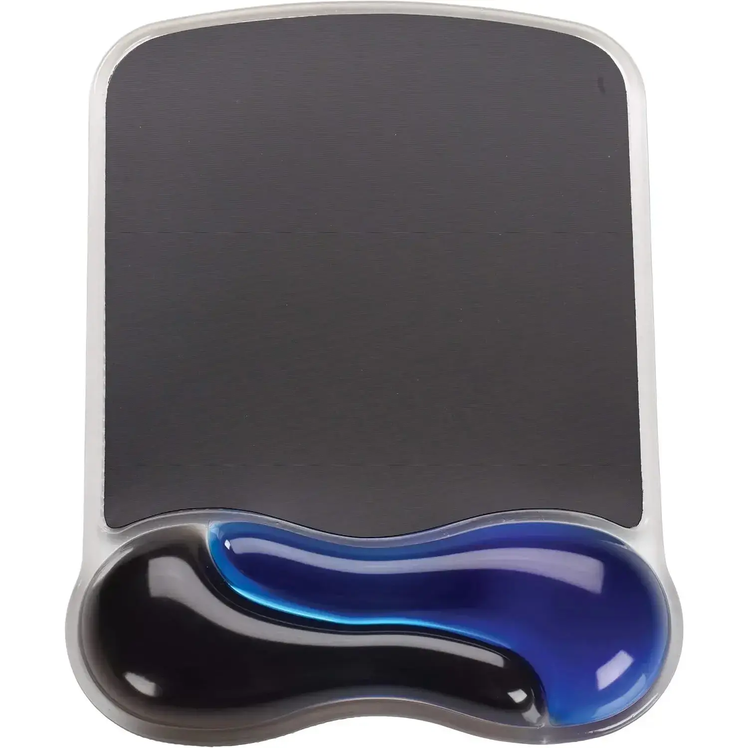 Duo Gel Mouse Pad with Wrist Rest, Ergonomic Wrist Support for Pain Relief, Comfortable Non-Skid Gel Pad for Computer, Laptop, Office & Home 9.6" x 7.6", Blue K62401AM