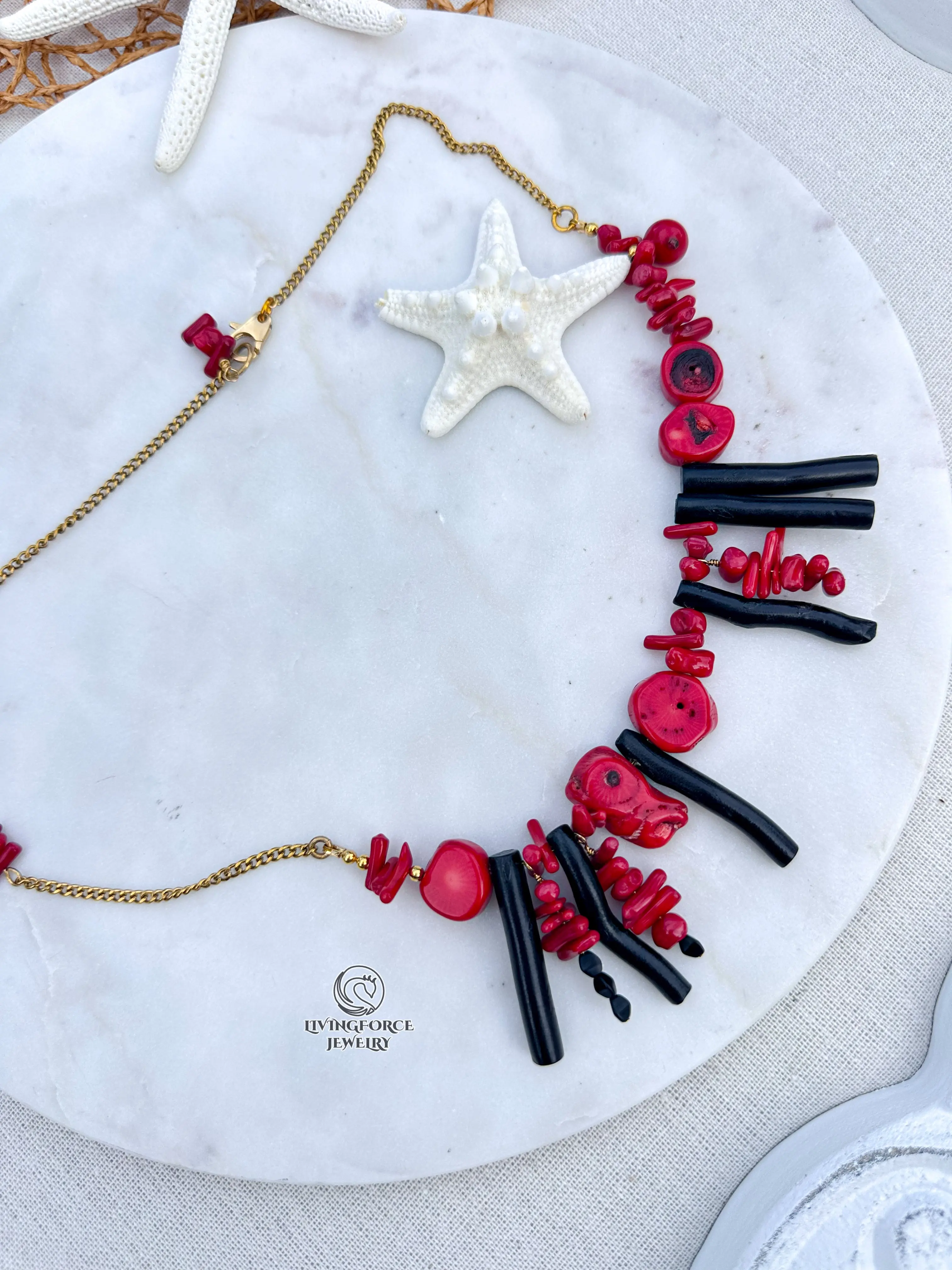 Dancing Corals Statement Necklace