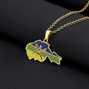 African Berber necklace Unisex Couple jewelry Souvenir  pendant necklace