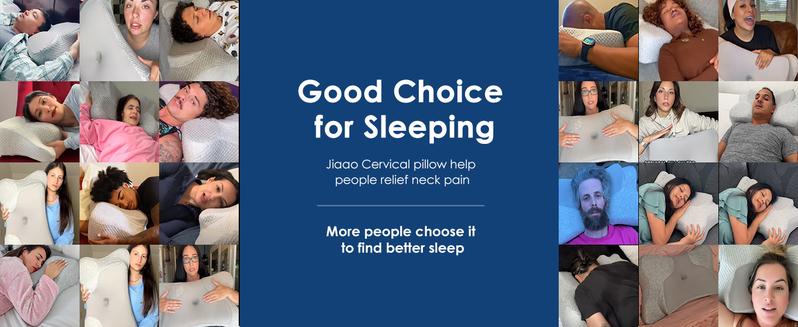 【JIAAO】Adjustable Cervical Pillow Cozy Sleeping for Neck Pain Relief, ergonomic pillow Memory Foam Neck Pillow pillow