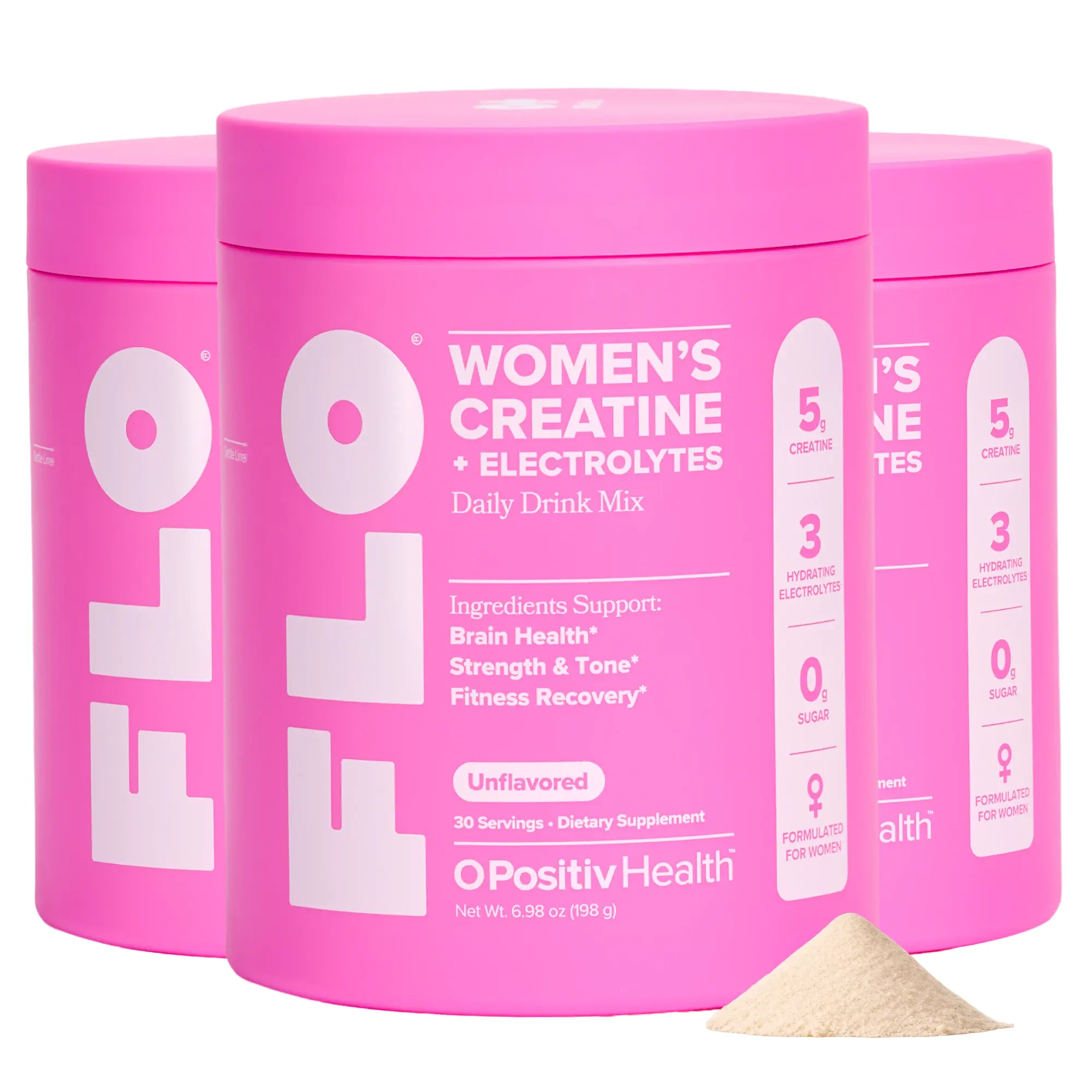 FLO - Women’s Daily Creatine & Electrolytes 3-pack
