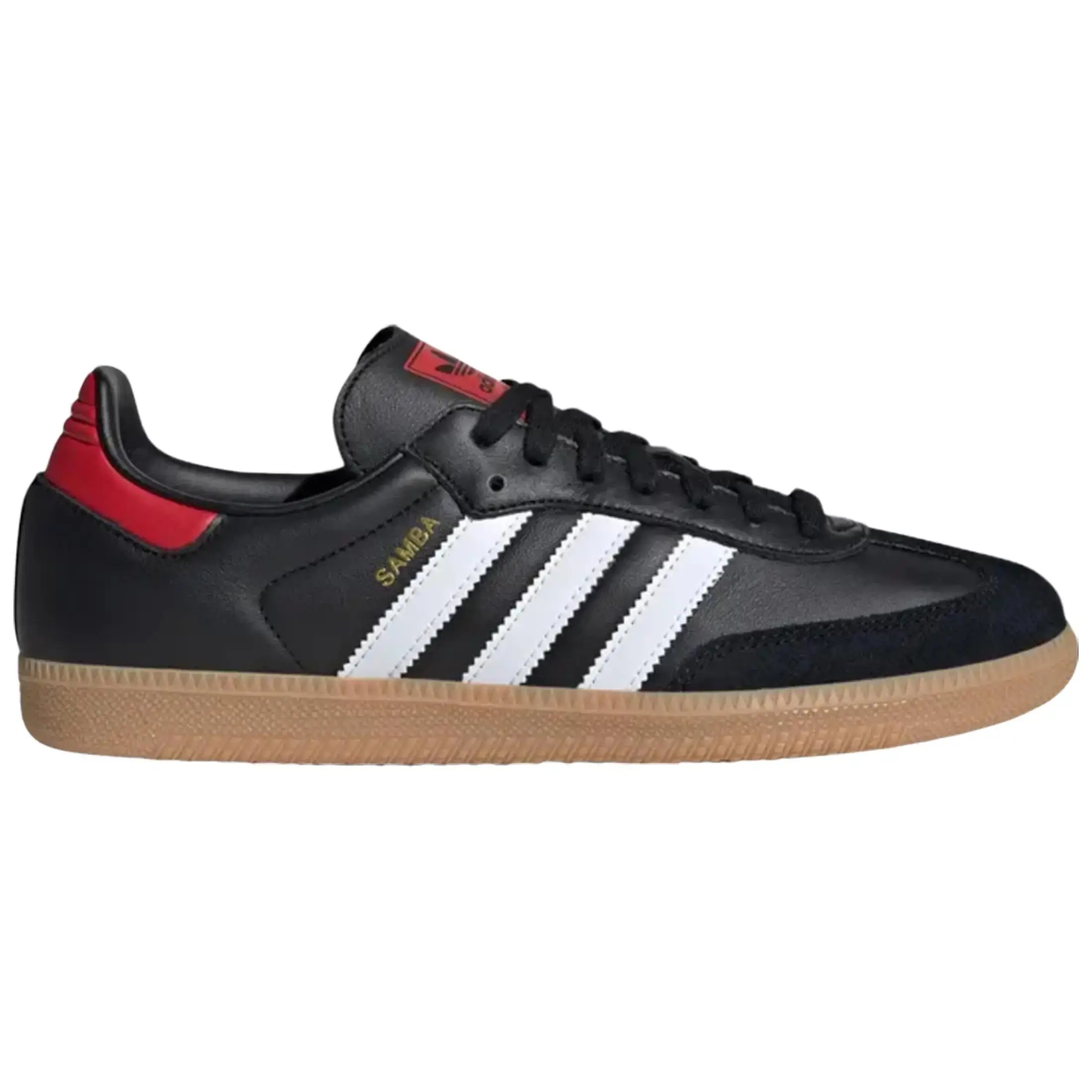 adidas Samba OG Black White Red Gum Men's Fashion Shoes New