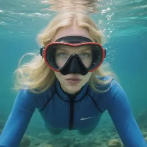 180 °   Panoramic Snorkel Mask Set - Leakproof Freediving Goggles for Ocean Swim