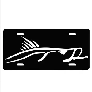 Snook Fish License Plate - Durable for Long-Term Use