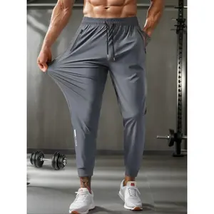 Men's Loose Letter Print Jogger Pants, Pants for Men, Soft Jogger Trousers, Work Trousers, Joggers Men, Streetwear Joggers, Stretchable Jogger, Casual Athletic Joggers, Summer Casual Joggers, Casual Athletic Joggers, Workout Joggers