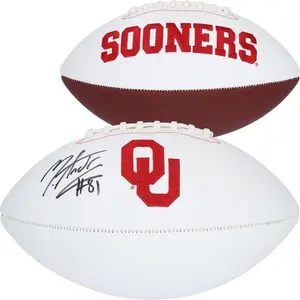 Mark Andrews Oklahoma Sooners Autographed Nike White Panel Football - Fanatics Authentic Certified