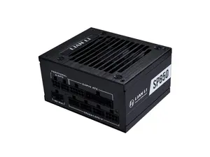 Lian Li SP V2 Gold - 850 Watt SFX Form Factor Power Supply with Native 12V-2x6 Cable - Low Noise - 80 Plus Gold Efficiency - ATX 3.1 & PCIe 5.0 Compliant - 92mm FDB Fan - 10-Year - Black (SP850G.B)