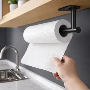 SpaceSaver Under Cabinet Paper Towel Mount Metallic Luxury
