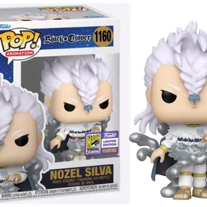 Funko Nozel Silva Black Clover SDCC Official Sticker Box Damage Vinyl Figure