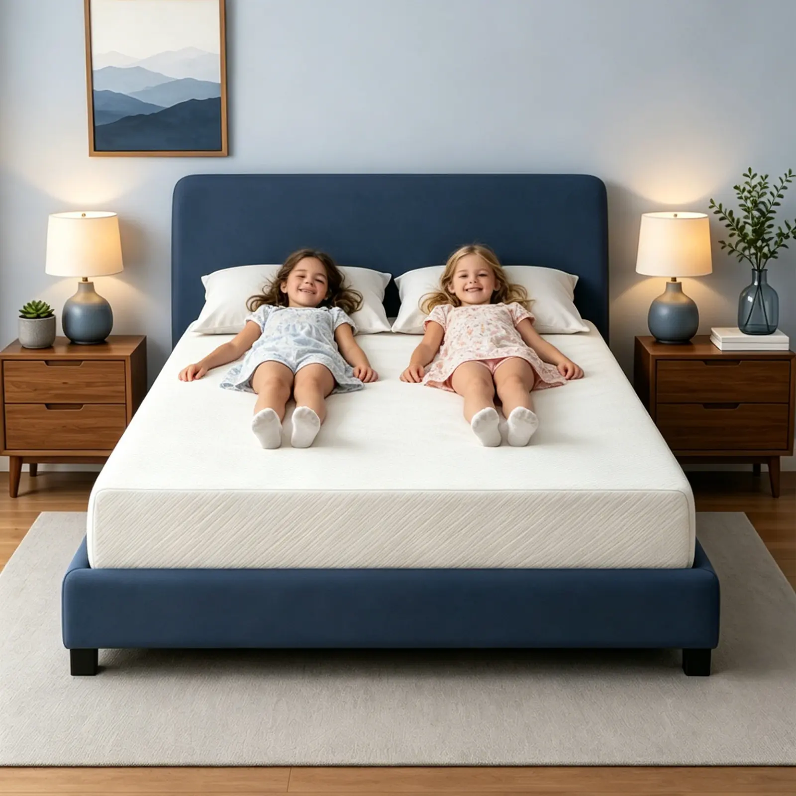 Silent Gel Foam Mattress, No Friction Noise, Ideal for Light Sleepers and Couples