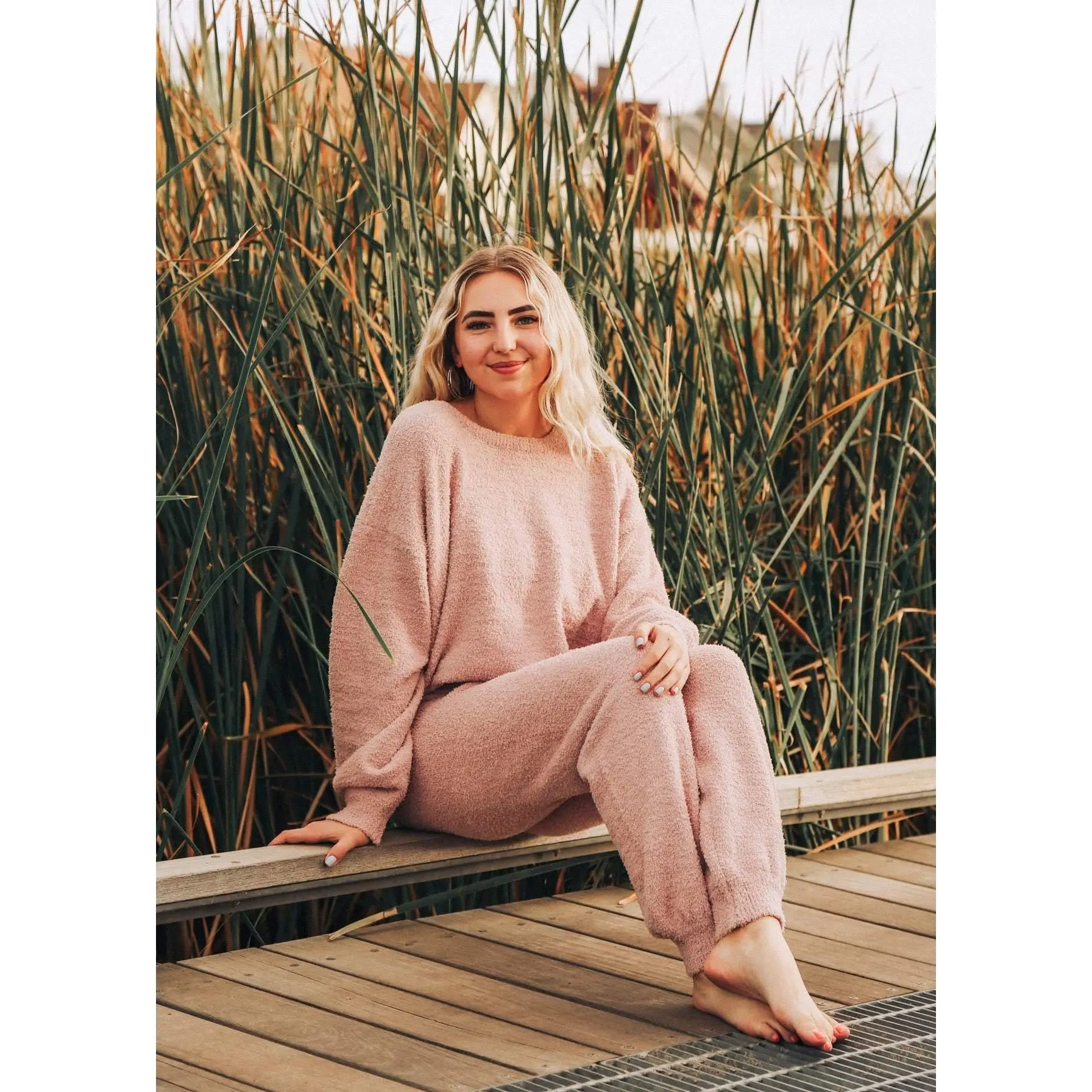 TEDDY SOFT SWEATER // MAUVE