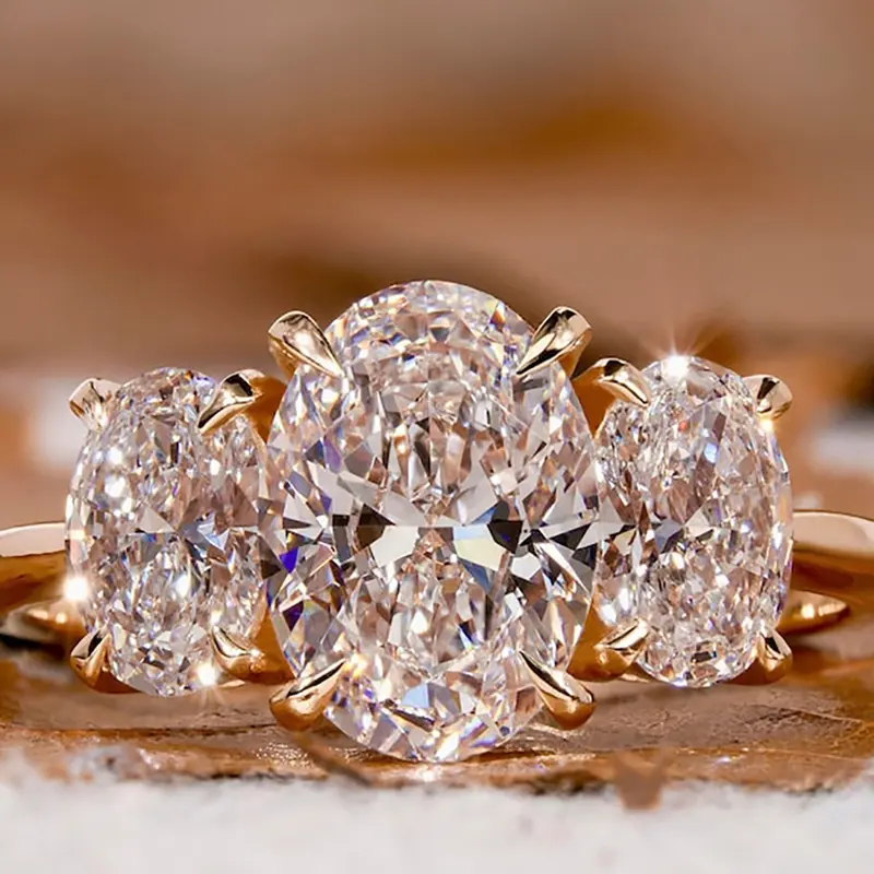 1 Pc Unique Design Retro Oval Zircon Ring, Cubic zirconia rings, Fashion Engagement Ring, Elegant Fashion Rings, for Women Engagement Wedding Ring Jewelry for Party Daily Clothing Decor Accessories as