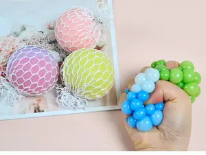 Bubble Bliss 2-pack Grape Squishy Stress Ball/Decompressor for Adults/Kids