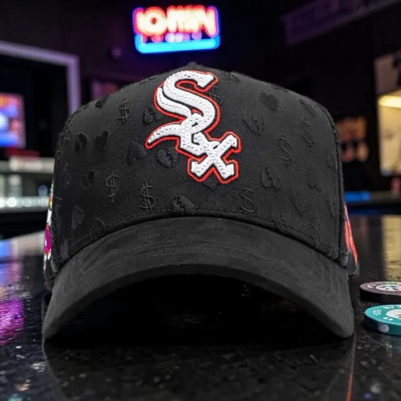 SEX MONEY & GIRL$ BrainFreeze Custom Premium Suede Snapback with Silk Interior and Unique Design