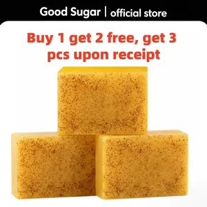 【Buy 1 get 2 free 】Kojic Turmeric Face Soap, Kojic Soap, Face Cleansing Soap, Turmeric Face and Body Soap, Kojic Face and Body Soap