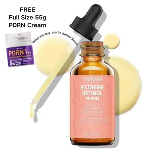 Retinol Serum for Face 2.5% with Vitamin B5 E, Hyaluronic Acid, Niacinamide Plant Extracts Skincare for All Skin Types, Comfort Herbal Radiant Skincare Aloe