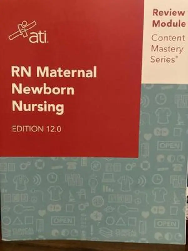 USED Book - RN Maternal Newborn Nursing Edition 12.0 ATI Review Module Content Mastery Series by Alissa Althoff (Paperback) - english