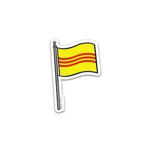 Blank Tag Co.® South Vietnam Flag Waterproof Sticker