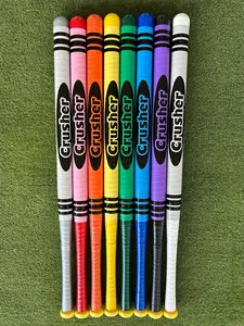 WIFFLE Brand CRUSHER CRAYON - WIFFLE Bat 32" Regulation Baseball Bat in 8 Color Ways Water Resistant Finish Collectible Sports Equipment